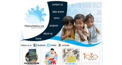 Desktop Screenshot of filipinomatters.org