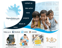 Tablet Screenshot of filipinomatters.org